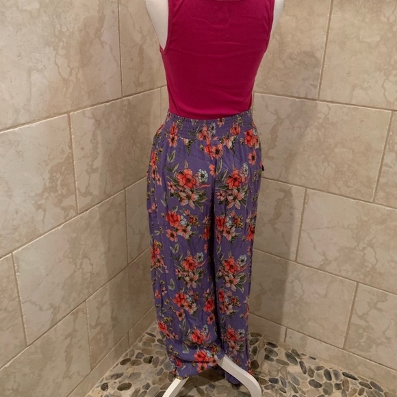 Angie Violetta Flowy Pants Size Medium - Picture 4 of 9